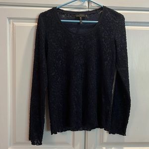 Rag & Bone sheer and spotted top